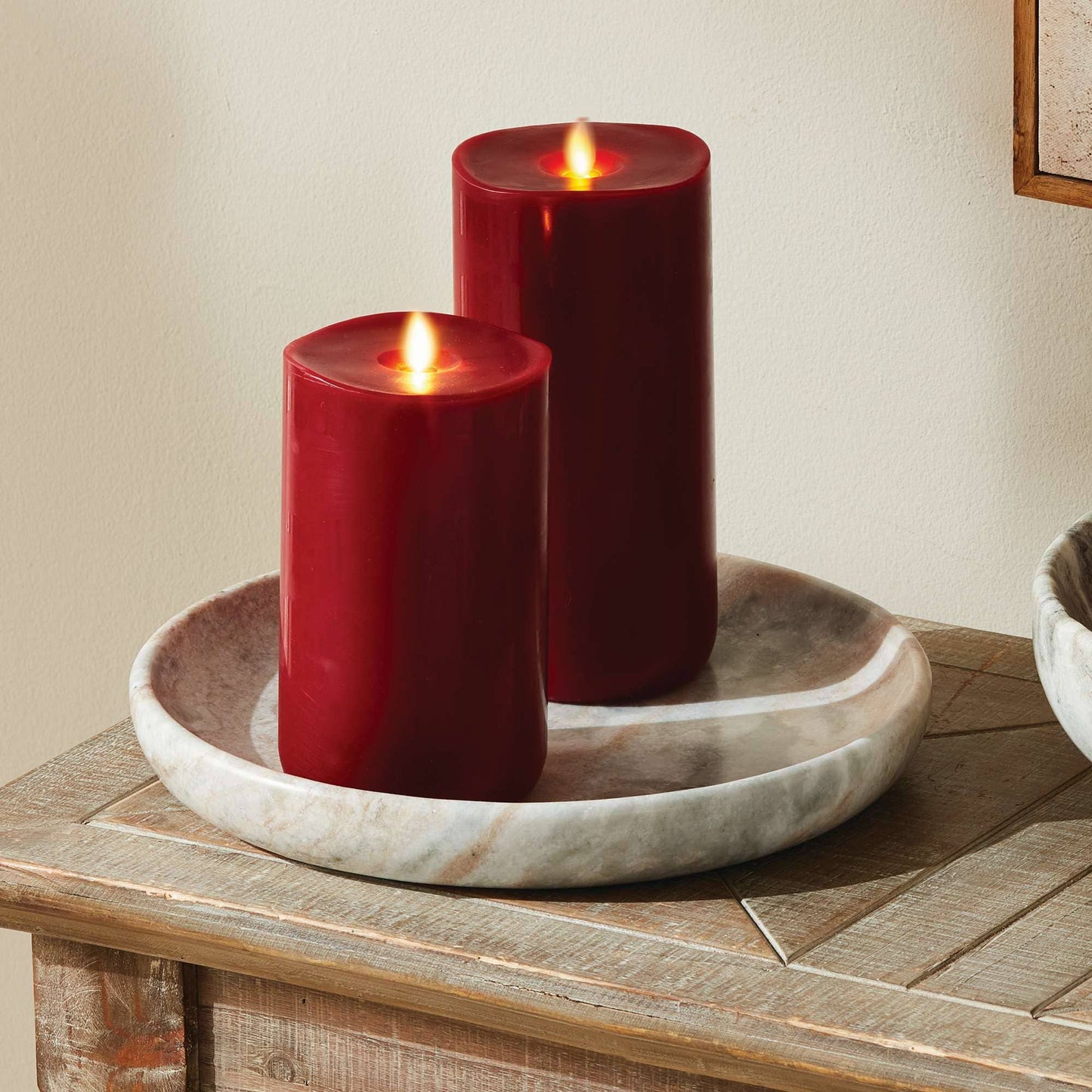Josephine Tray - Brown/White Marble - Elegant Serving Tray