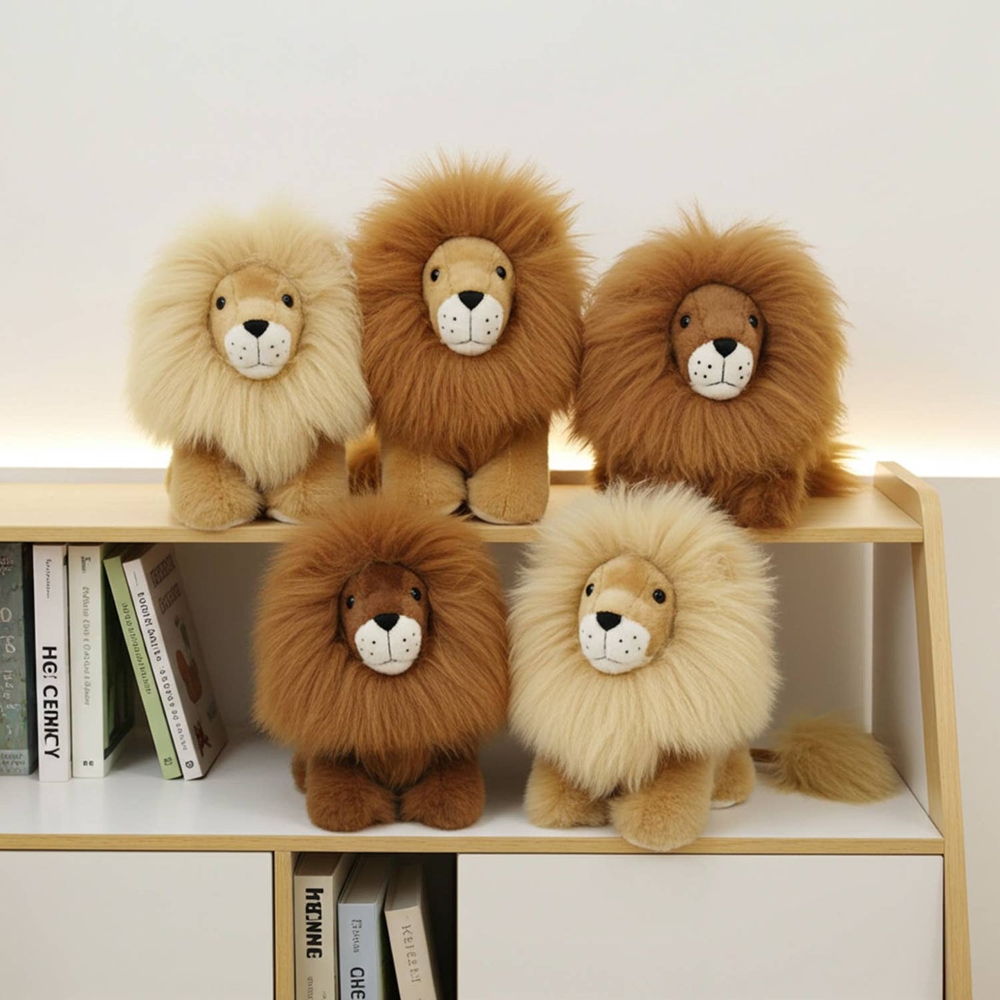 Alpaca Stuffed Animal - Lion Medium- 12"