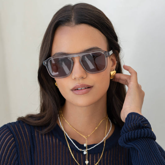 Addison Acetate Unisex Aviator Sunglasses