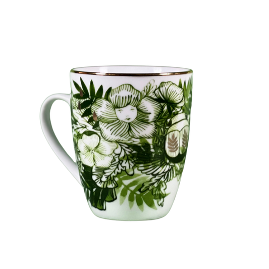 Voragine Porcelain Mug set of 2