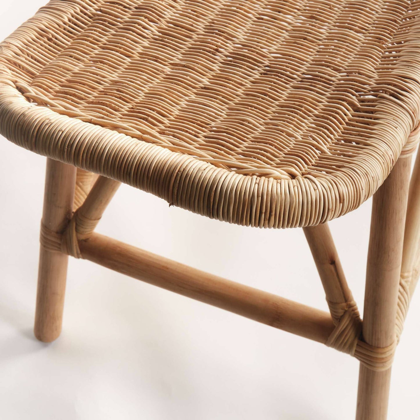 Ryker Bench - Natural Rattan - Durable Entryway Seating