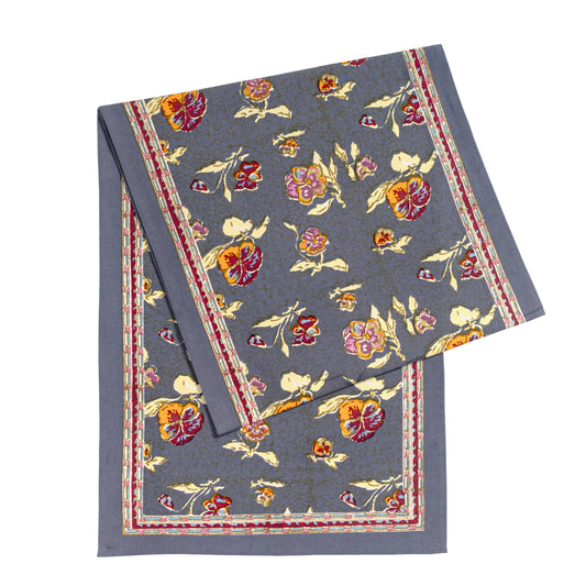 Pansy Red/Grey Table Runners