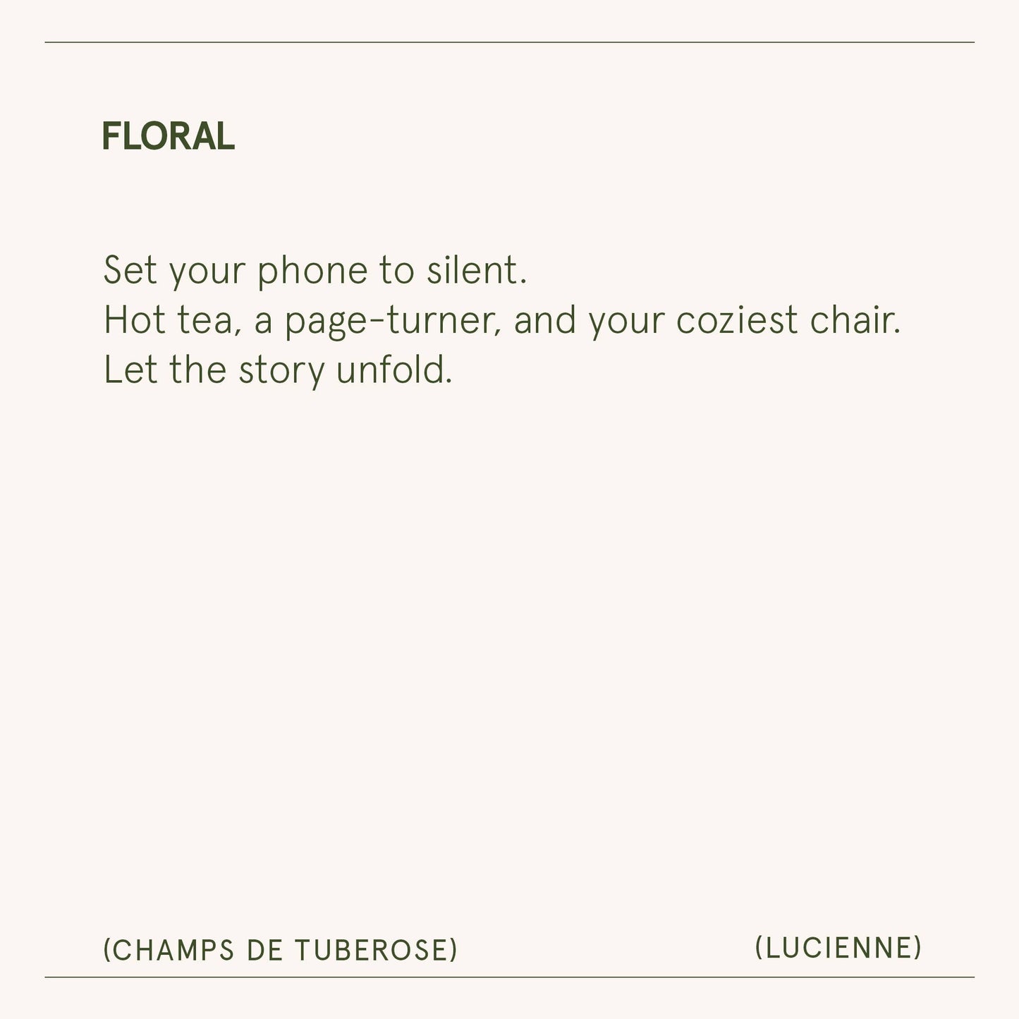 Lucienne - Champs de Tuberose 8oz Candle