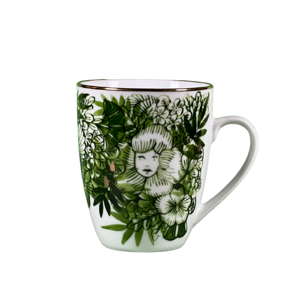 Voragine Porcelain Mug set of 2