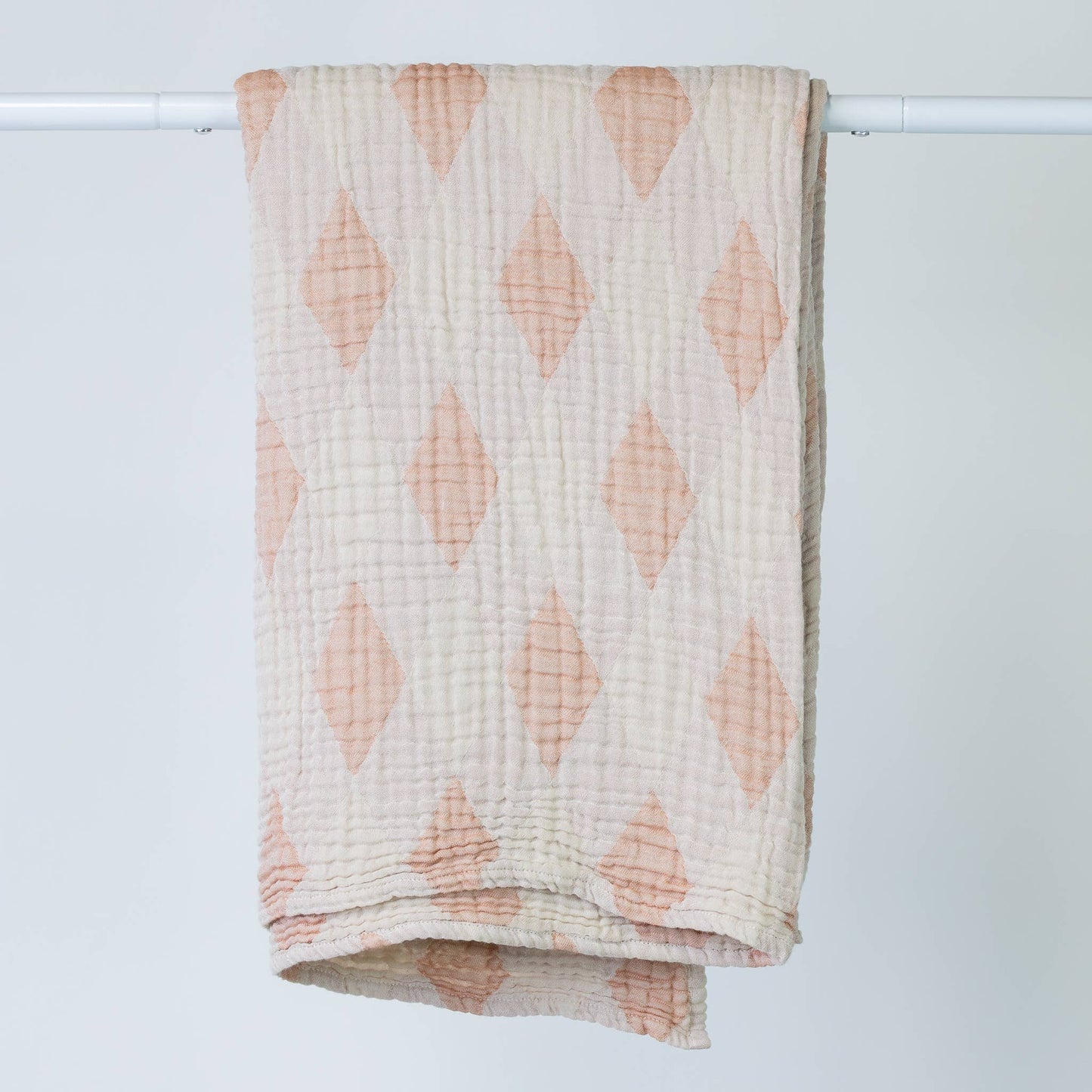 Muslin Diamond Baby Blanket