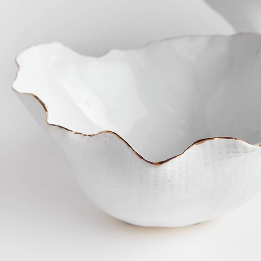 Maribella Gold Gilt Edge Decorative Bowl - Small