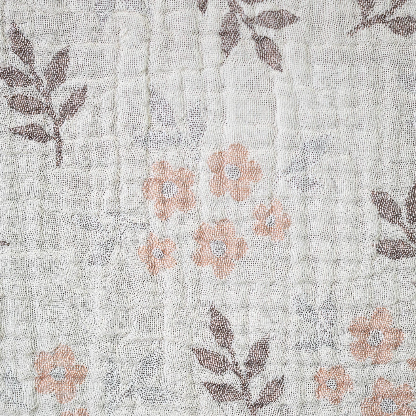 Muslin Floral Throw