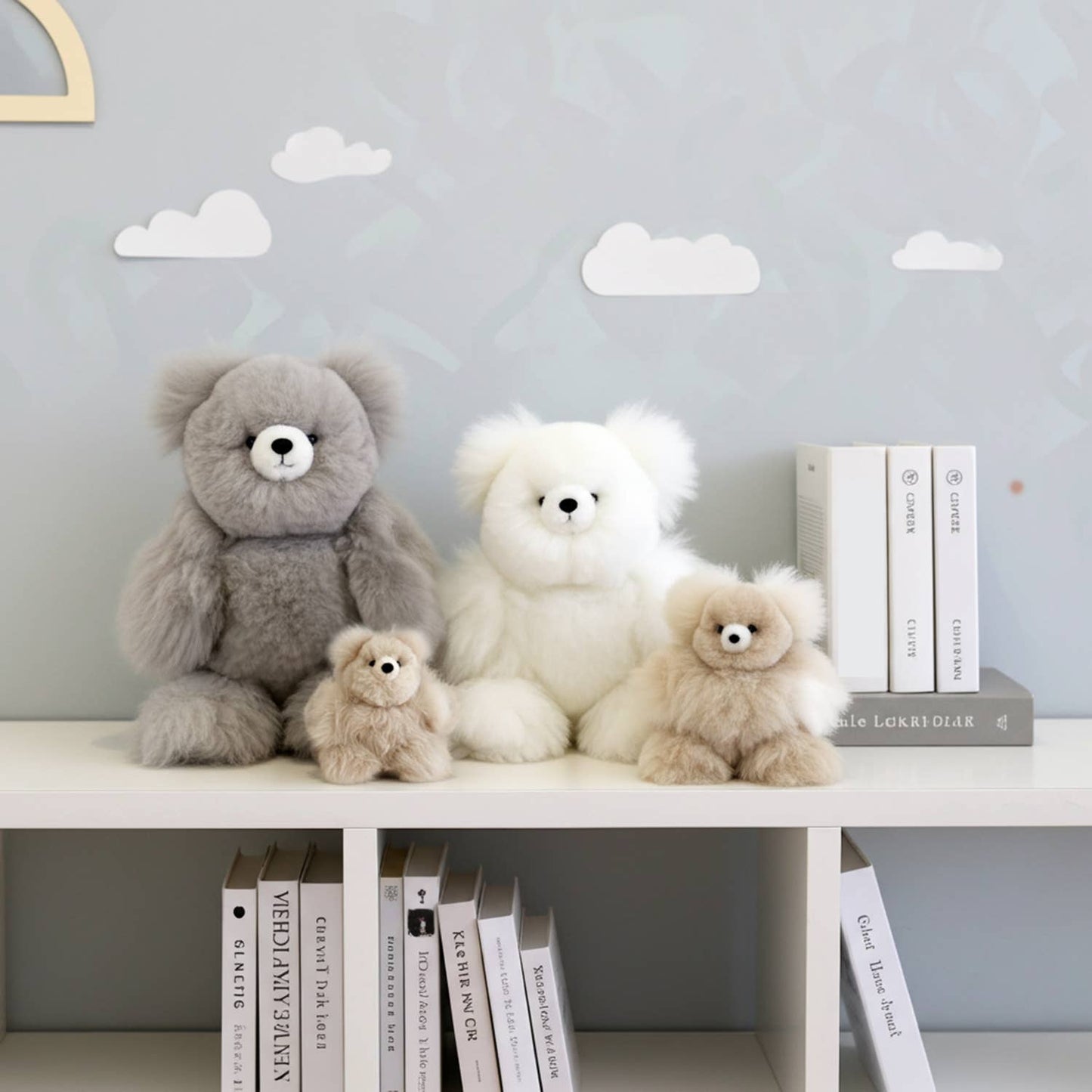 21" Large Alpaca Stuffed Animal - Bear