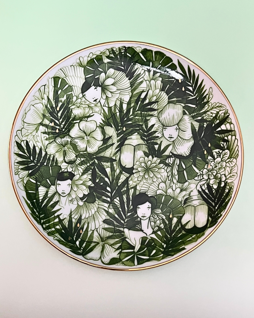 Voragine Salad Dessert Plate