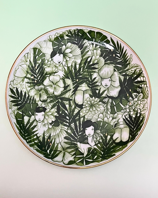 Voragine Salad Dessert Plate