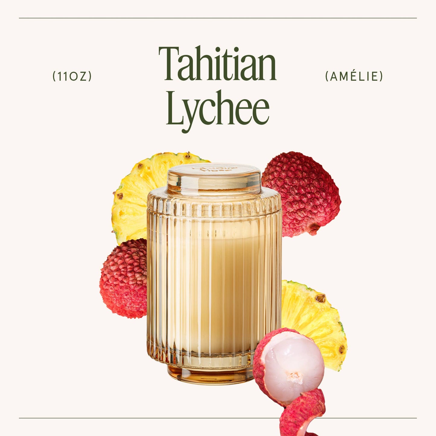 Amélie - Tahitian Lychee 11oz Candle
