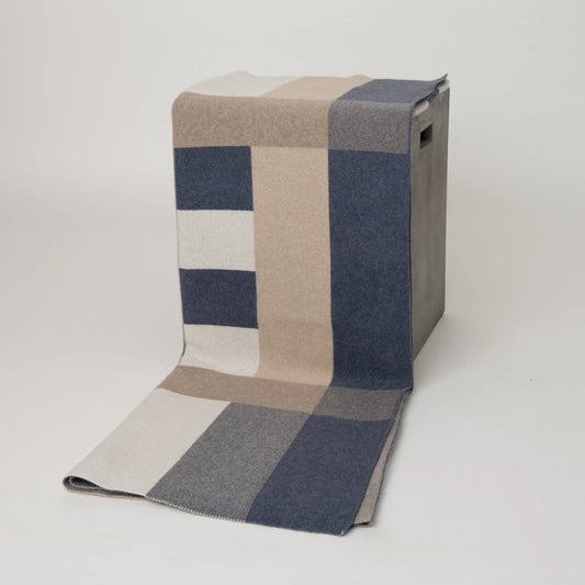Cashmere - Bauhaus Blue - Blanket
