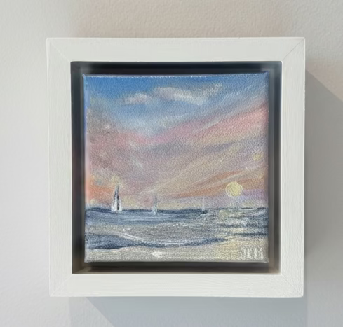 4X4 Oil Painting on Canvas - Chasing Light