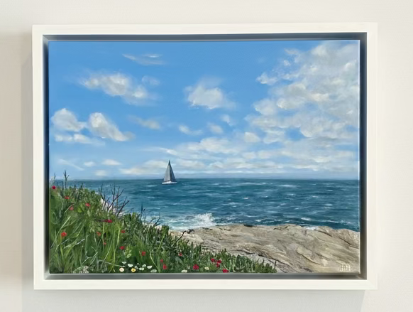 Oil Painting on Linen - Sea Breeze - 18x14