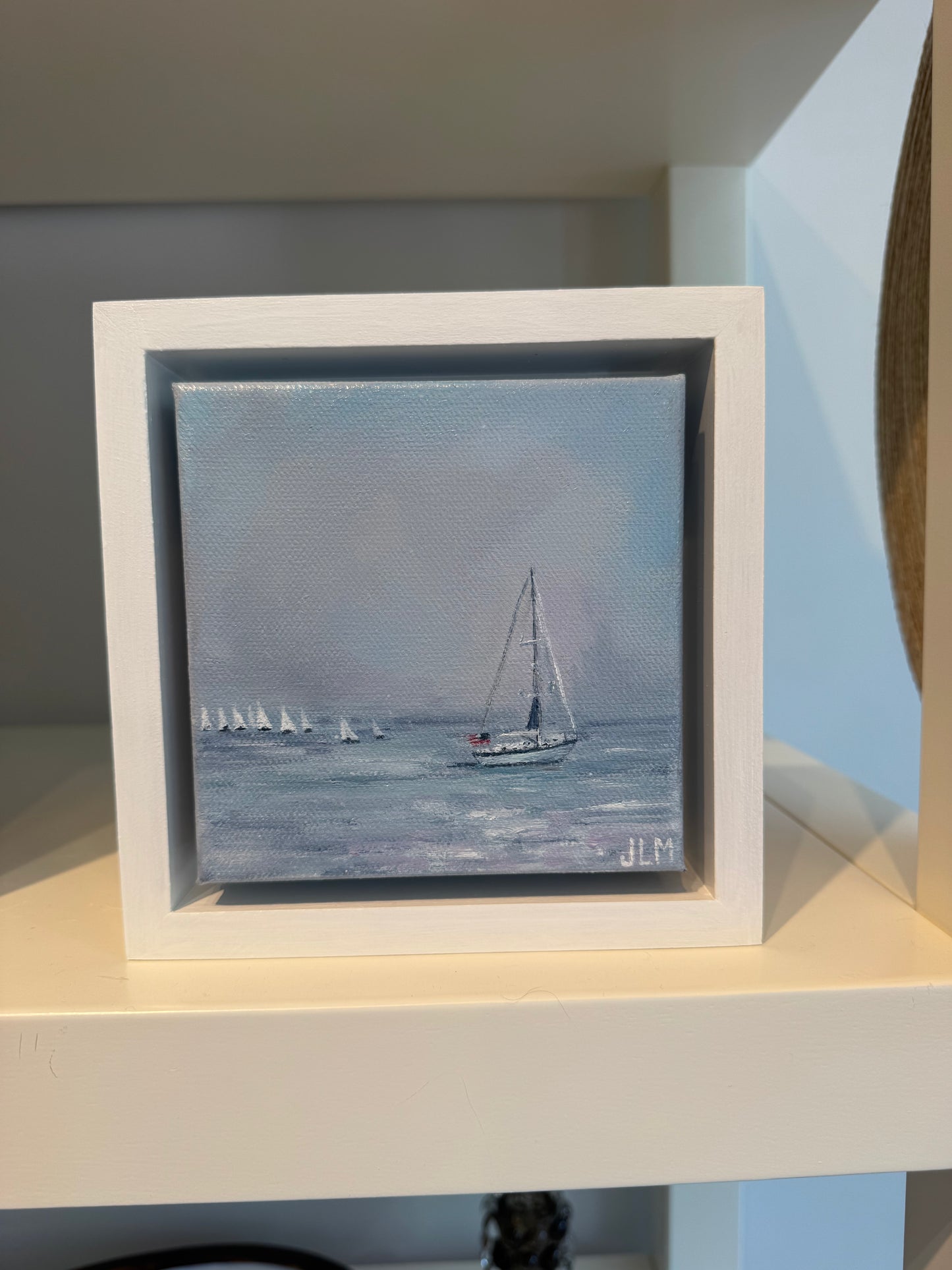 5x5 Oil Painting on Canvas - Following Wind