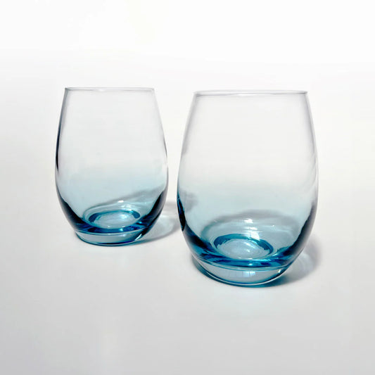 Talianna Ombre Stemless Glass, Blue