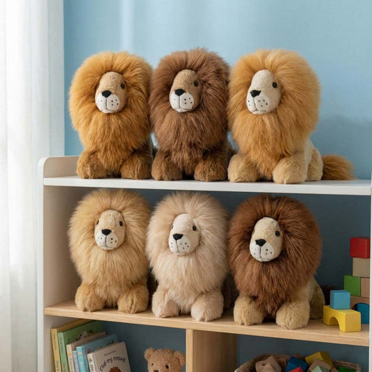 Alpaca Stuffed Animal - Lion Medium- 12"