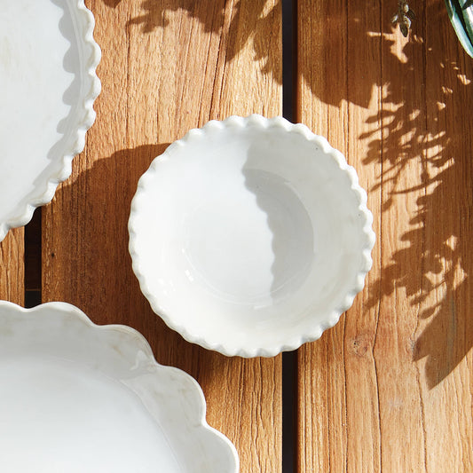 Maddie Mini Bowl, White