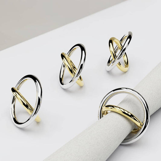Ring Napkin Rings S/4