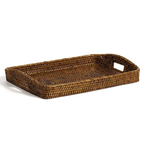 Large Rectangular Morning Tray  - AB 20.5x13.5x3.5'H