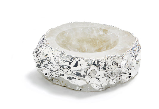 Cascita Bowl, Crystal & Silver