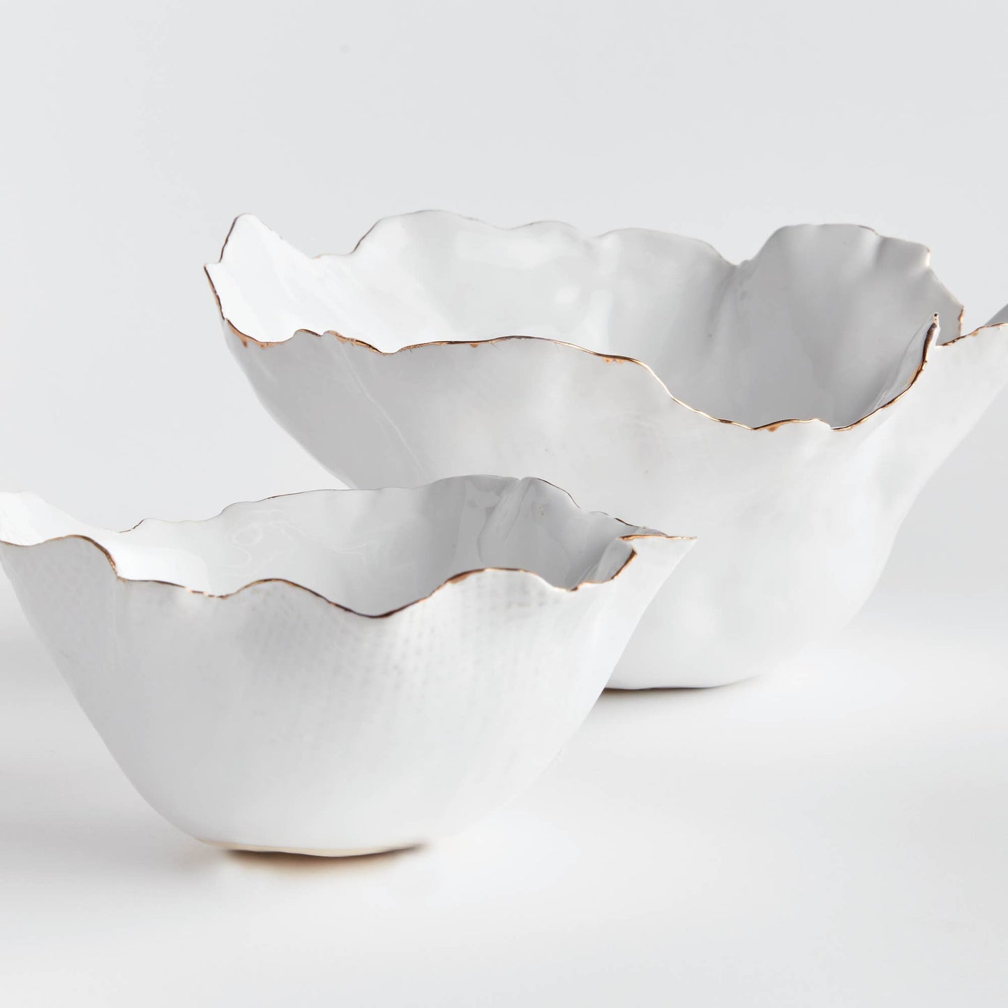 Maribella Gold Gilt Edge Decorative Bowl - Small
