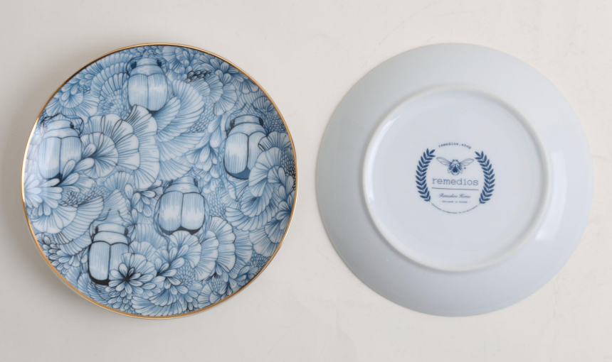 Remediarium Porcelain Salad / Dessert  Plate