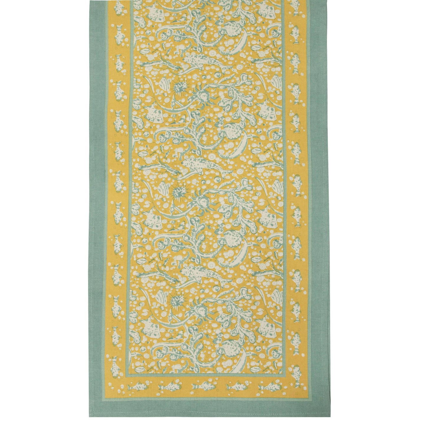 La Mer Aqua & Citrine Table Runners