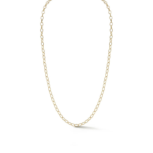 Loop Chain/18k yellow gold/ 18 inches