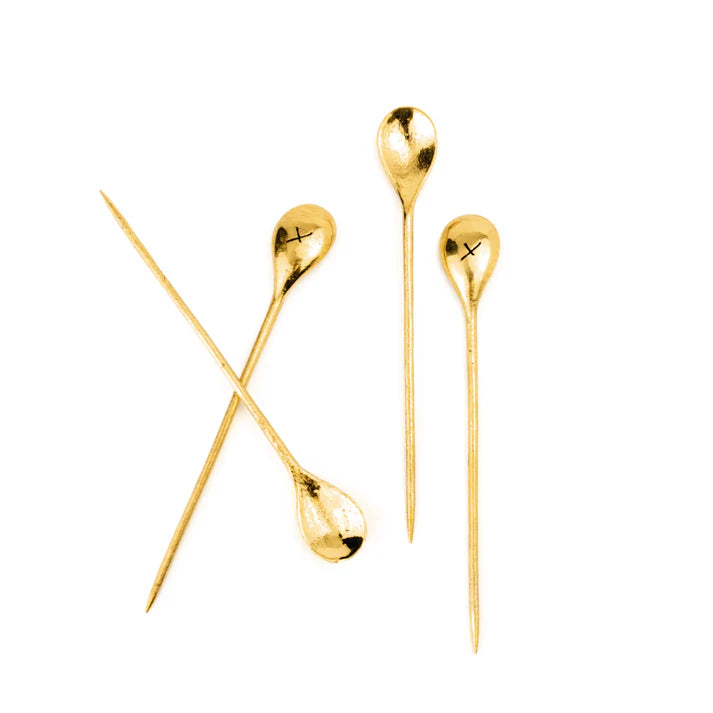 X Spoon Picks- Set of 4