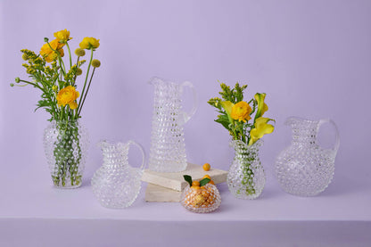 Hobnail Vase | Clear Quartz | Petal | Bohemian Crystal