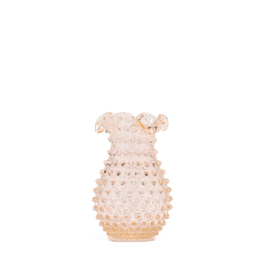 Hobnail Vase | Apricot Chiffon | Petal