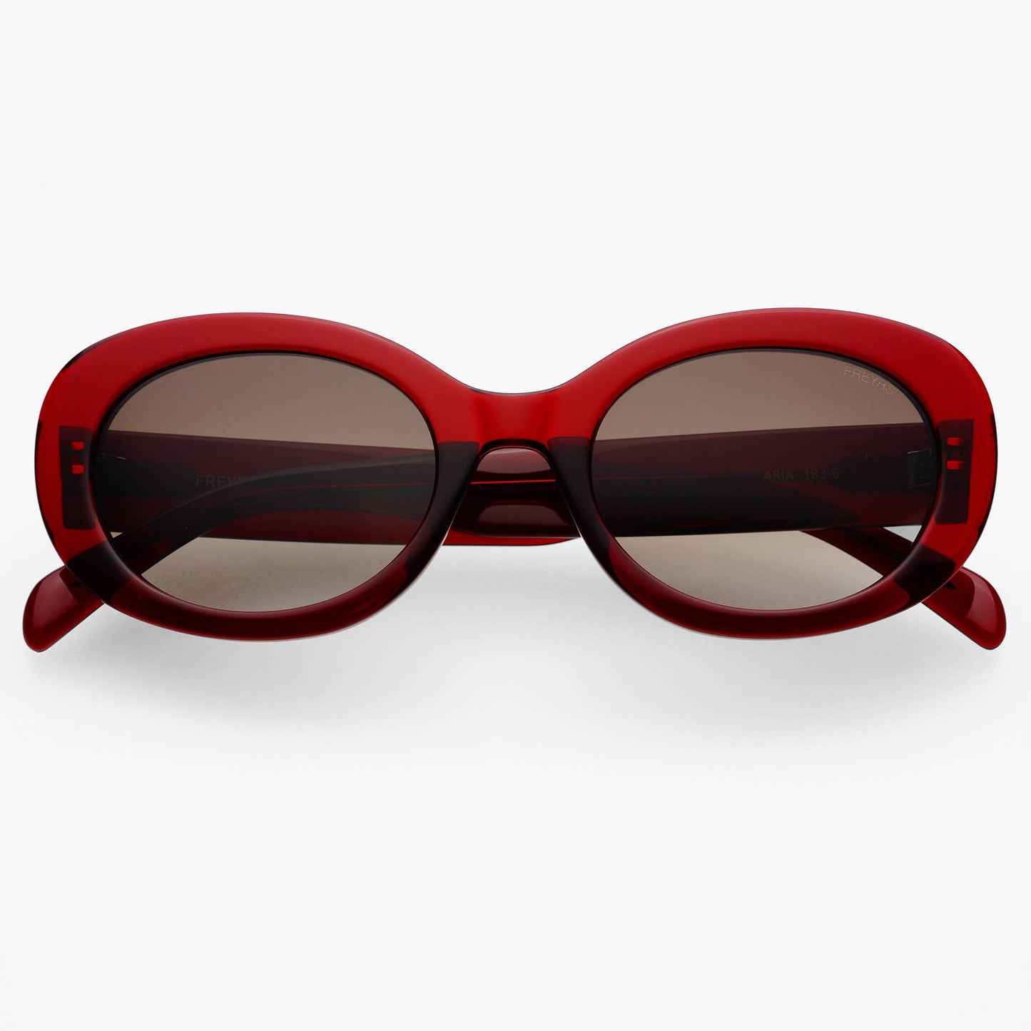 Aria Acetate Womens Oval Sunglasses