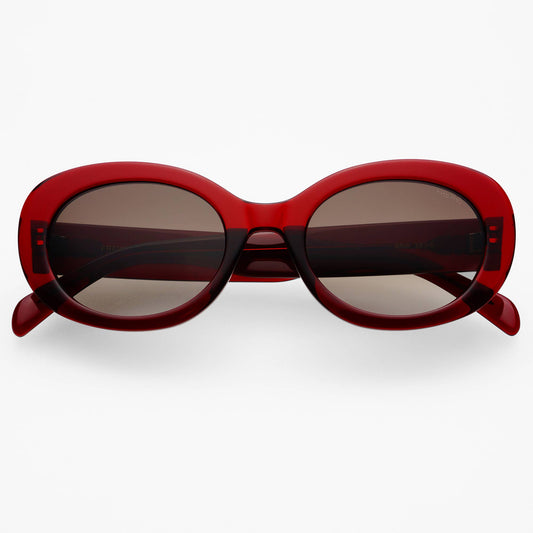 Aria Acetate Womens Oval Sunglasses