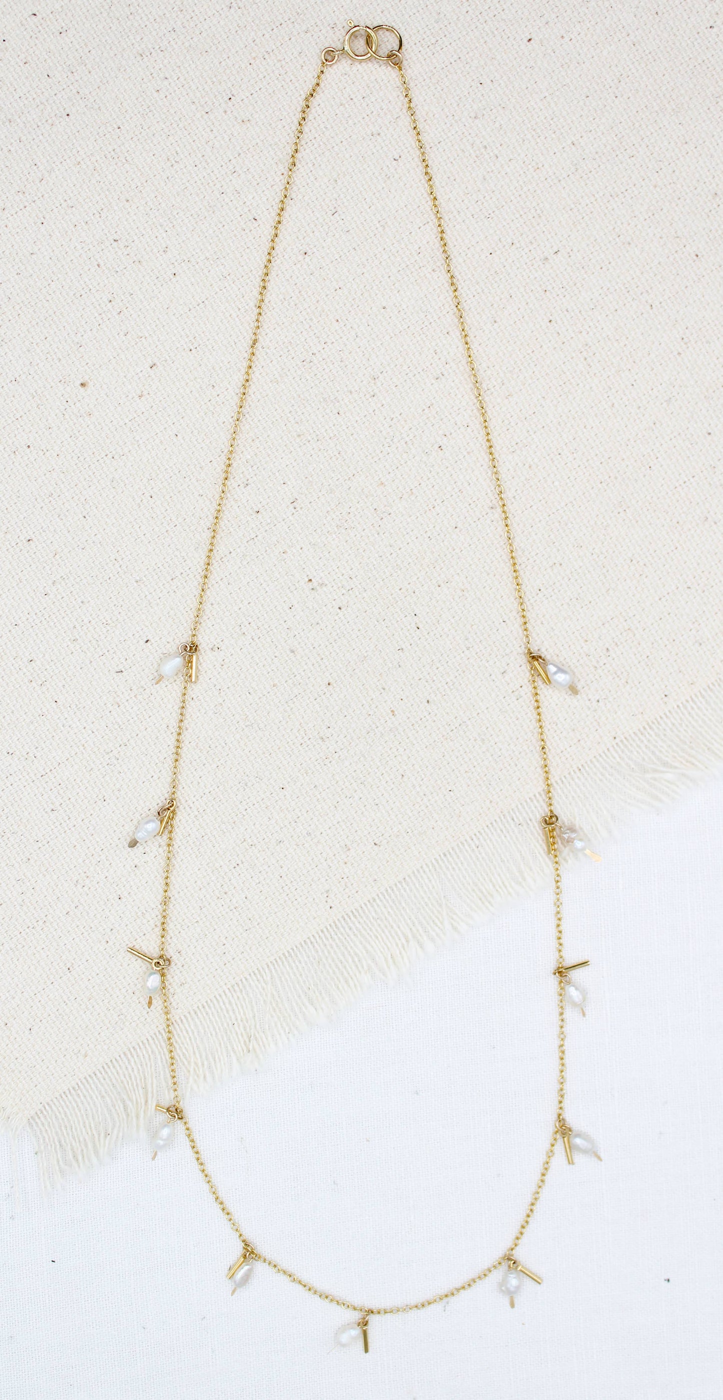 Pearl Fringe Necklace
