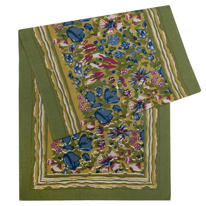 Jardin Blue & Vert | Table Runners
