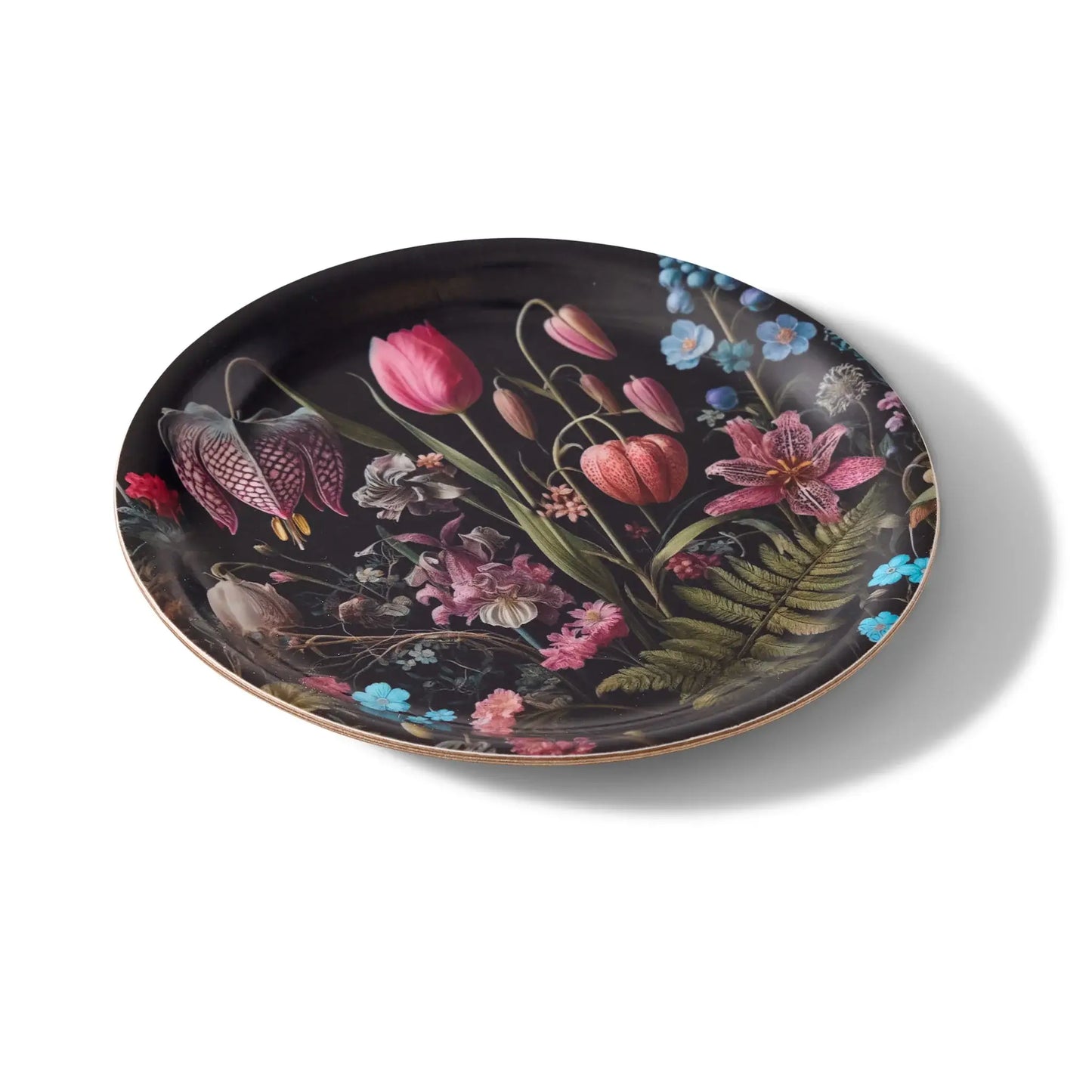 Kings Flower Mini Birchwood Tray | 4" x 4"