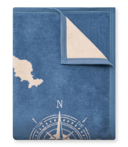 Boston Harbor Map Blanket