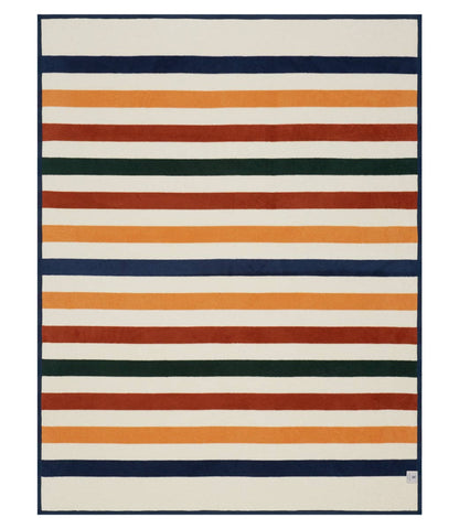 Vintage Casco Bay Stripe Blanket