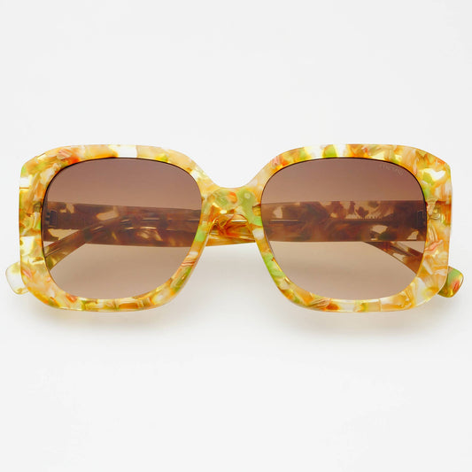 Vivian Acetate Womens Octagonal Sunglasses