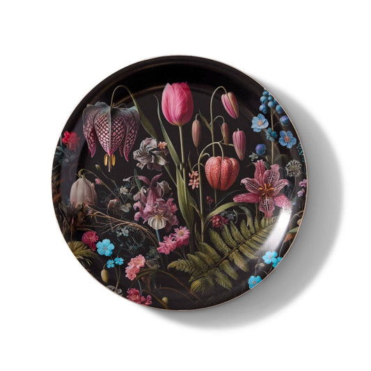 Kings Flower Mini Birchwood Tray | 4" x 4"