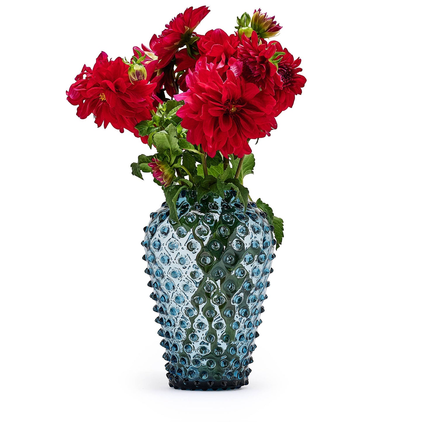 Midnight Blue Hobnail Barrel Vase – Bohemian Crystal