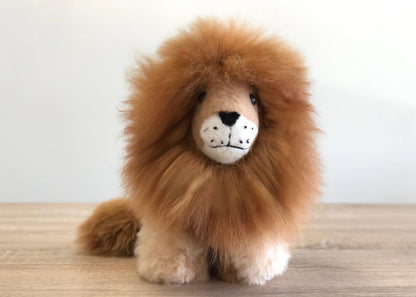 Alpaca Stuffed Animal - Lion  Medium- 12"