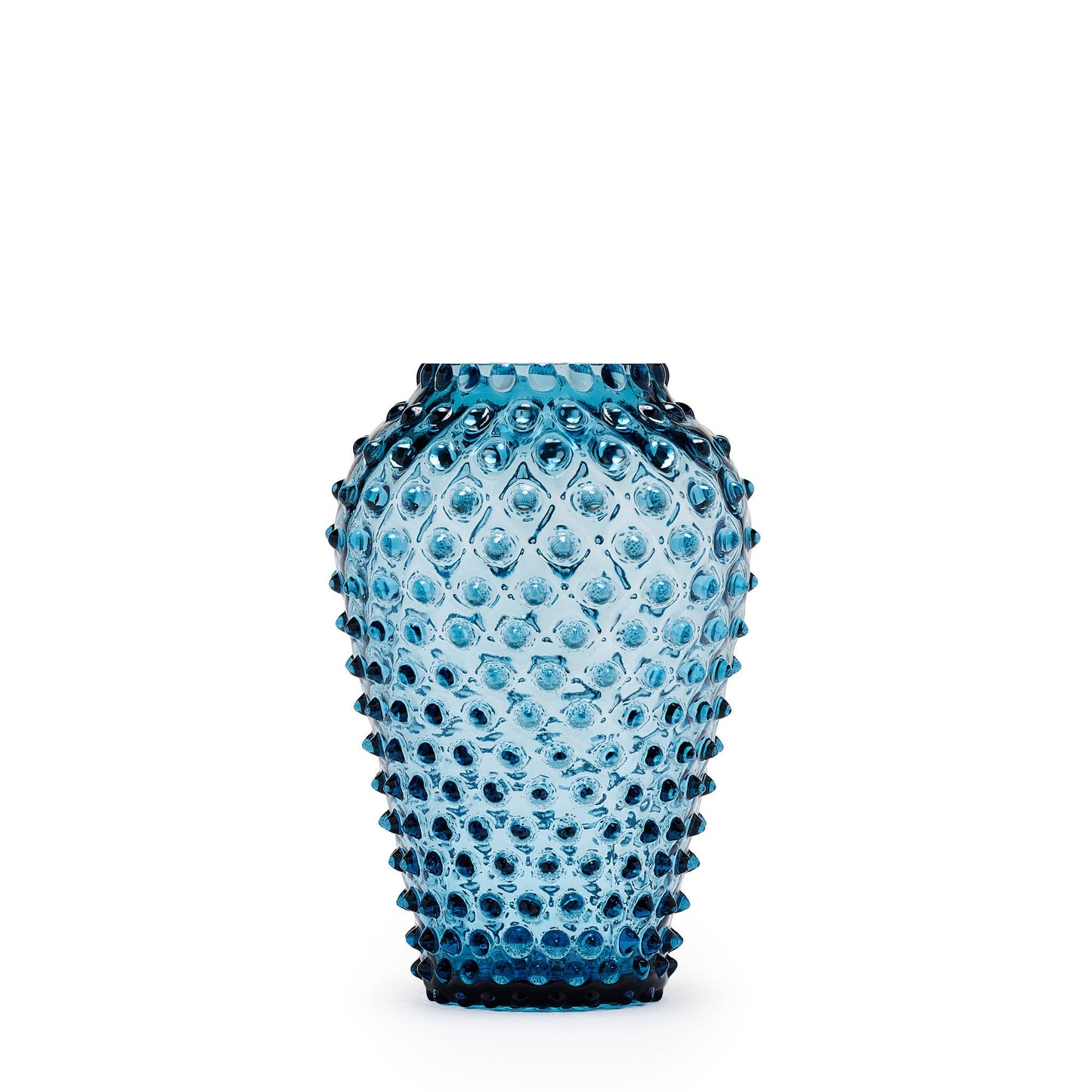 Midnight Blue Hobnail Barrel Vase – Bohemian Crystal