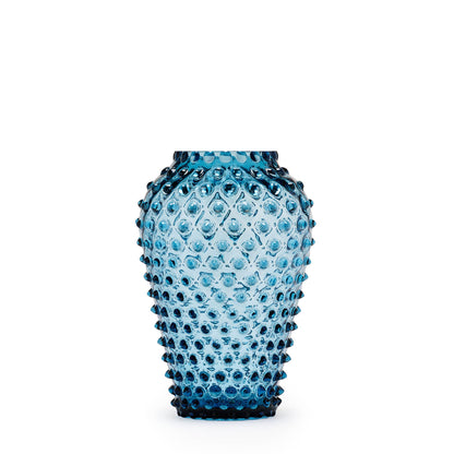Midnight Blue Hobnail Barrel Vase – Bohemian Crystal