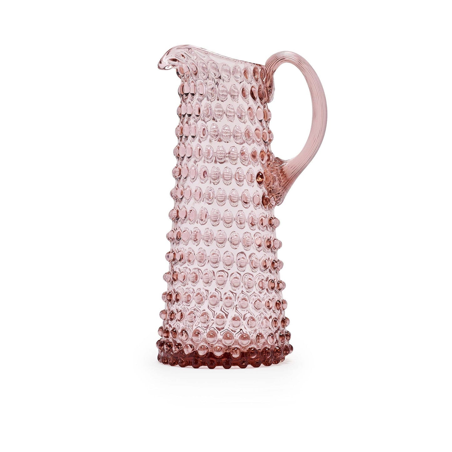 Tall Hobnail Jug – Night Iris | Bohemian Crystal