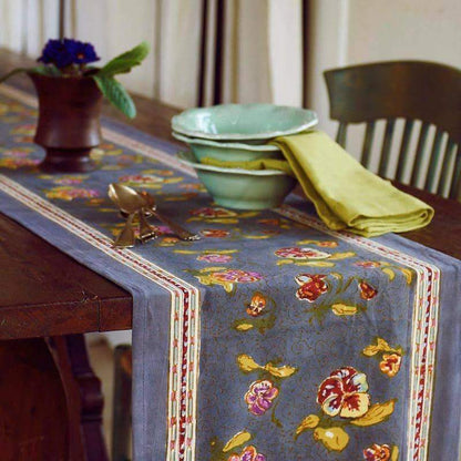 Pansy Red/Grey Table Runners
