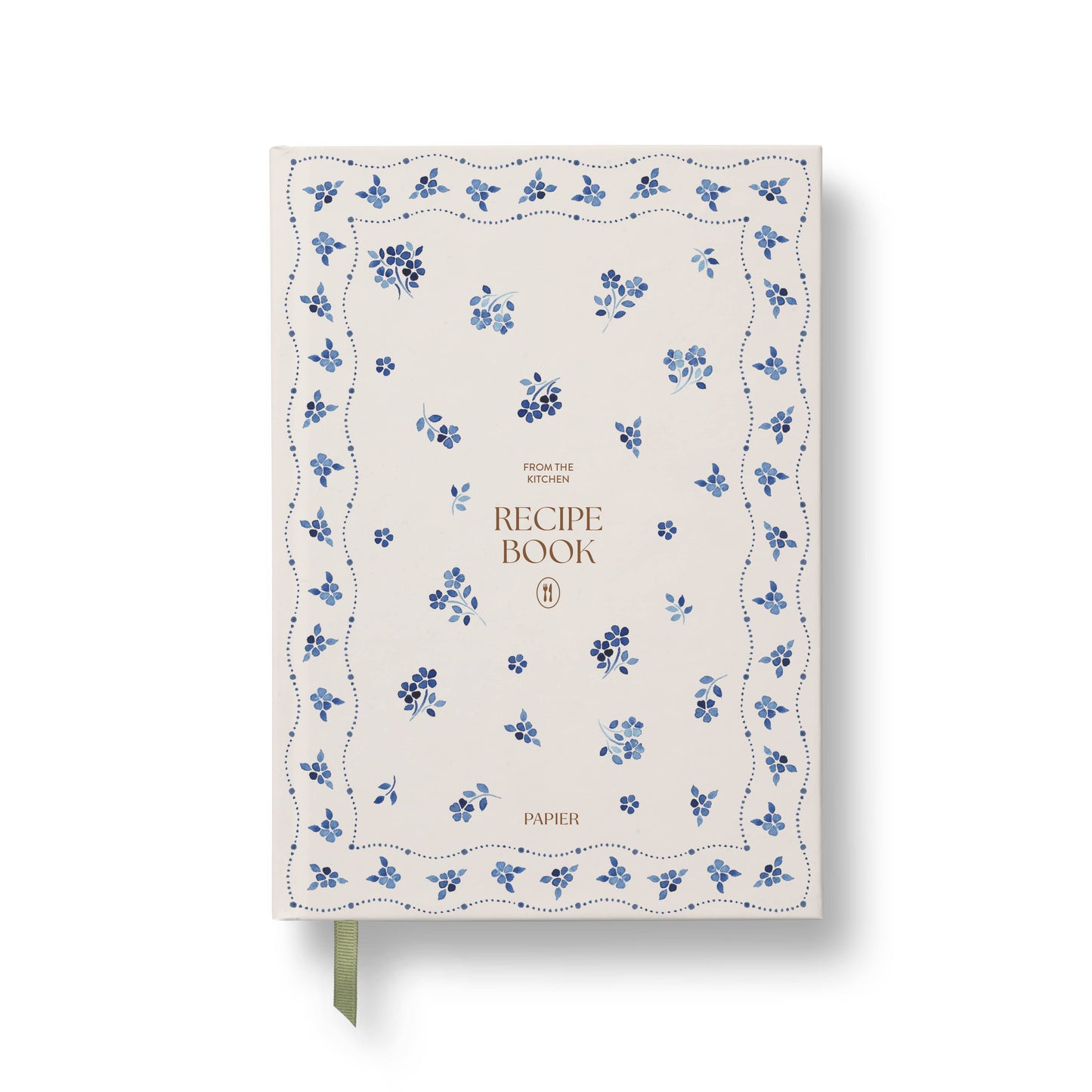 Guided Recipe Journal, A5 Hardcover - Ceramic
