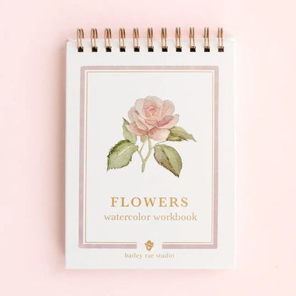 Flowers Watercolor Workbook