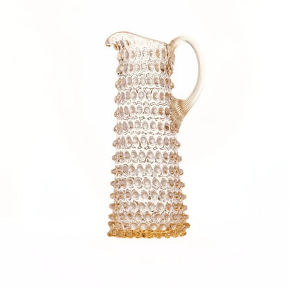 Tall Hobnail Jug | Apricot Chiffon | 1.2L